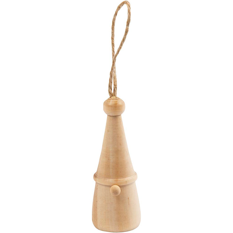 Creativ company nain de Noël scandinave, h: 6 cm, d 2,5 cm, 1 pièce