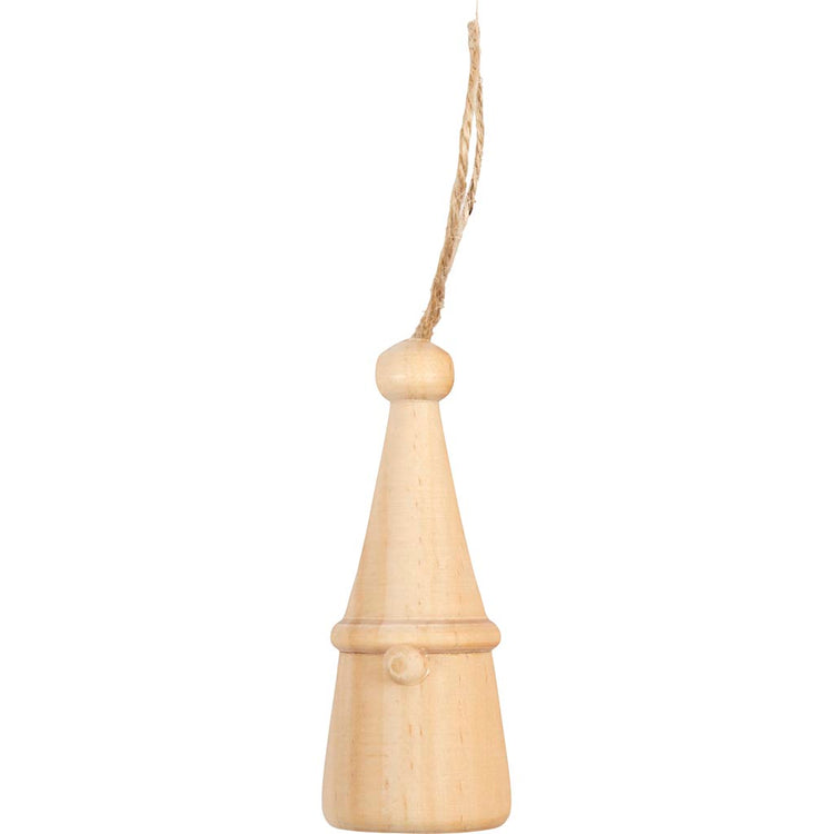 Creativ company nain de Noël scandinave, h: 6 cm, d 2,5 cm, 1 pièce