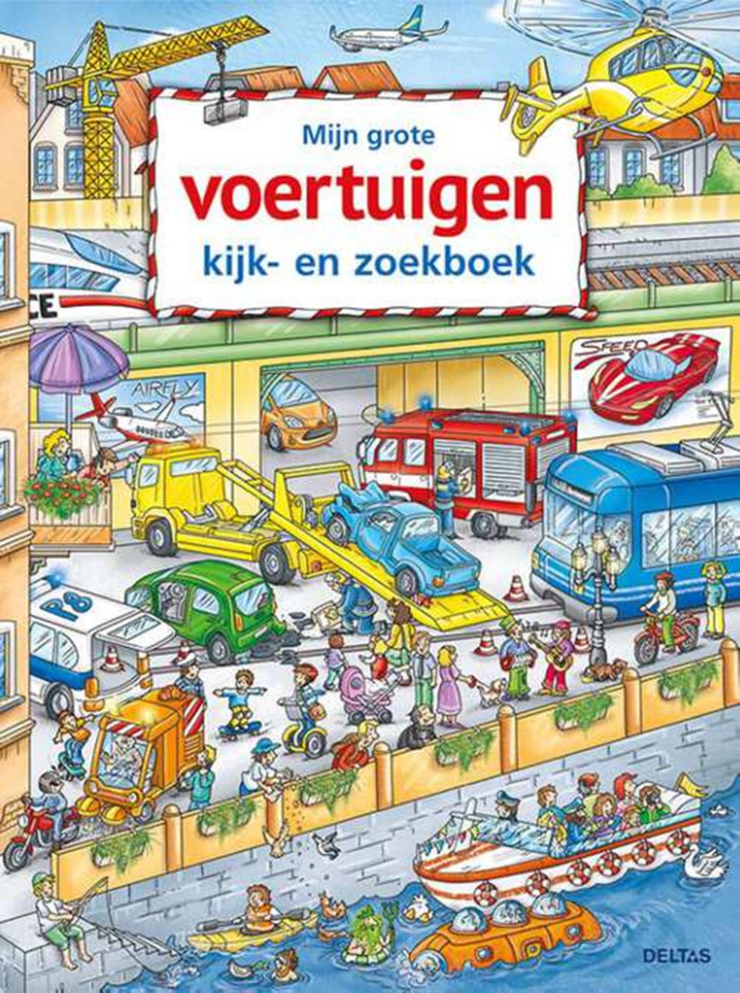 Mes grands véhicules regardent le livre de recherche