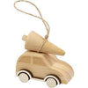 Voiture de société Creativ avec sapin de Noël, h : 6 cm, l : 6 cm, l : 3,5 cm, 1 pièce