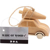 Voiture de société Creativ avec sapin de Noël, h : 6 cm, l : 6 cm, l : 3,5 cm, 1 pièce