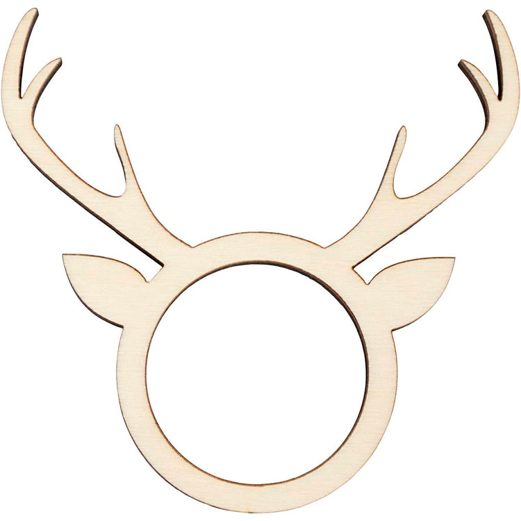 Rond de serviette Creativ company, h : 8 cm, d : 5 mm, d 4,5 cm, taille du trou 3,5 cm, 4 pièces 1 boîte