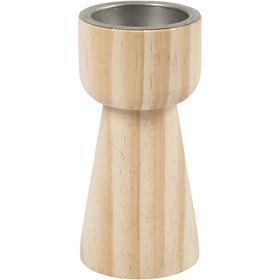 Bougeoirs Creativ company, h: 11 cm, d 5,5 cm, 1 pièce
