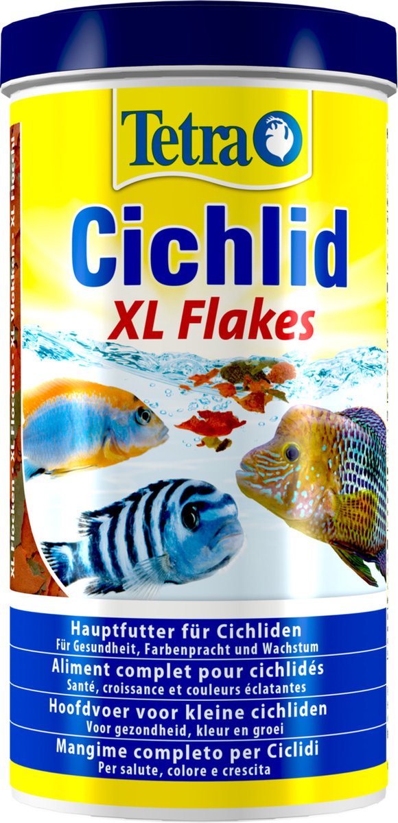 Flocons Tetra cichlid xl - nourriture pour poissons - 1 l