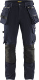 Blåkläder x1900 pantalon de travail 4-way stretch 1998 - bleu marine - taille 52 (l)