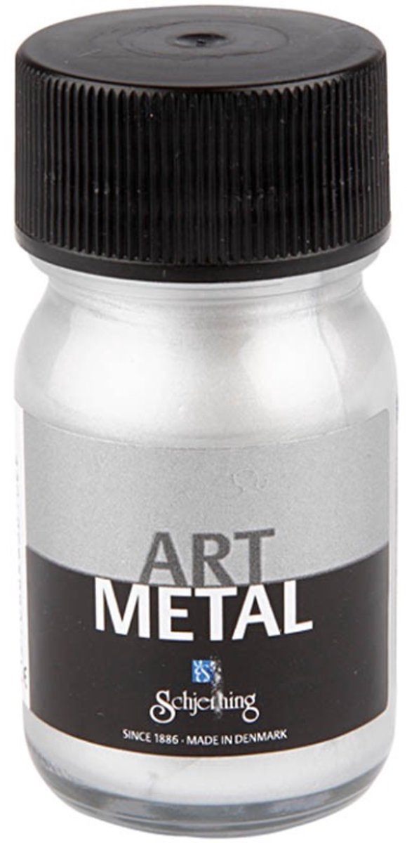 Creativ Company Hobby Paint Metallic Silver, 30 ml