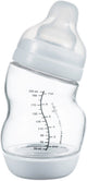 Biberon en verre large Difrax - 200 ml - blanc - 1 pièce