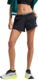 Under armour ua vanish woven 3in shorts-blk pantalon de sport pour femme - noir ultime - gris mod