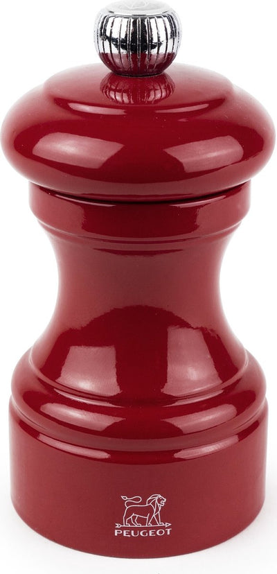 Moulin à sel bistro Peugeot 10 cm - rouge passion - Bois PEFC