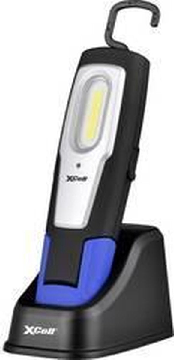 Xcell 146726 lampe de travail à base de travail LED, SMD LED fonctionne avec une batterie 600 lm, 250 lm, 120 lm