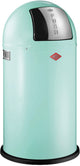 Poubelle pushboy Wesco | 50 litres | métal - menthe | poubelle - fabriquée en Allemagne