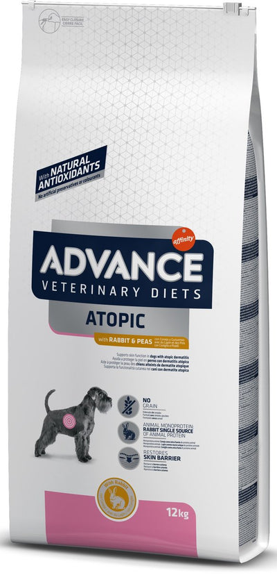 Advance Vétérinaire Dog Chien atopique Derma sans grain de peau sensible à la peau