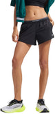 Under armour ua vanish woven 3in shorts-blk pantalon de sport pour femme - noir ultime - gris mod