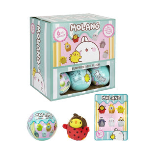 Molang peluche 7,5 cm Affichage surprise asst