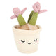 Plantes en peluche de Pluchiez grande 35 cm 3 assorti
