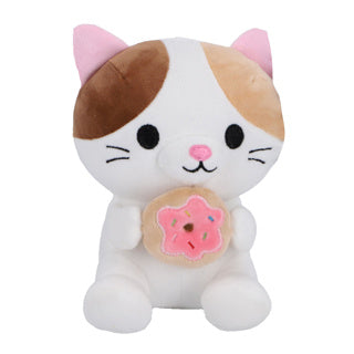 Animal en peluche Pluchiez avec aliment 19 cm Assorti