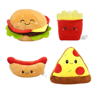 Pluchiez peluche fast food assorties | 8 pièces
