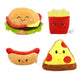 Pluchiez peluche fast food assorties | 8 pièces