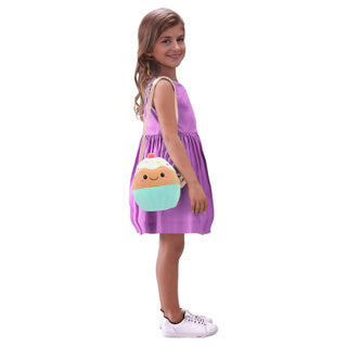 Pluchiez en peluche de sac à main Assorti Rainbow Cupcake