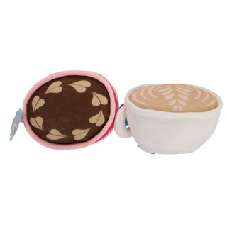 Pluchiez peluche café 18 cm 3 assorti