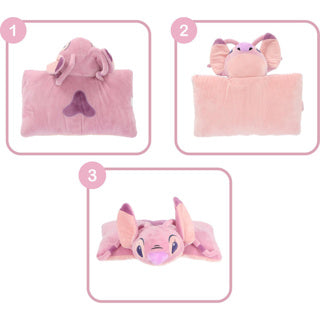 Lilo Stitch Angel 2in1 Coussin câlin 45x28cm | 2 pièces