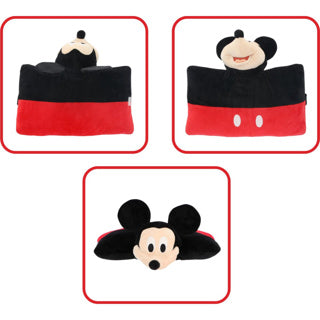 Coussin câlin Mickey Mouse 2en1 45x28cm | 2 pièces