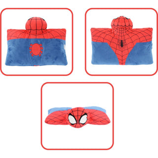 Coussin câlin Spiderman 2en1 45x28cm | 2 pièces
