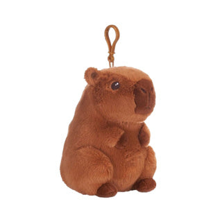 Clip de sac Capybara en peluche 3 Assorti 12 cm