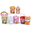 Pot de nouilles en peluche Kawaii avec animal 4 asst | 4 pièces