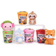 Pot de nouilles en peluche Kawaii avec animal 4 asst | 4 pièces