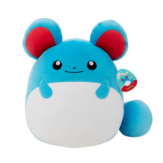 Jazwares squishmallows pokemon câlins en peluche Marill, 35 cm