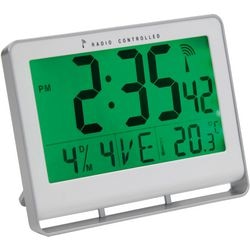 Horloge murale numérique alba 200 mm blanc