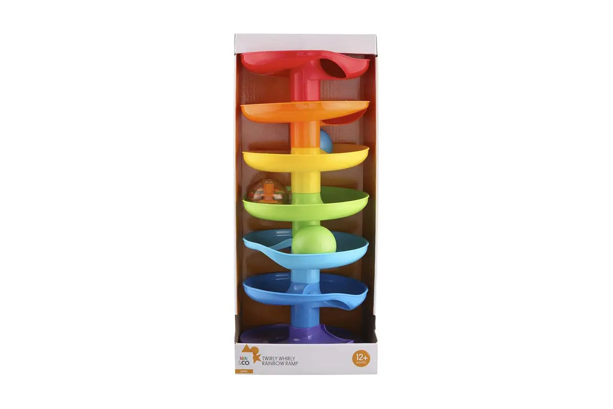 Playgo Rainbow Slope avec 3 belles boules colorées.