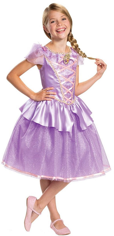 Déguisement Disney - Raiponce Deluxe Déguisement Fille - 110 128 (4-6 ans)