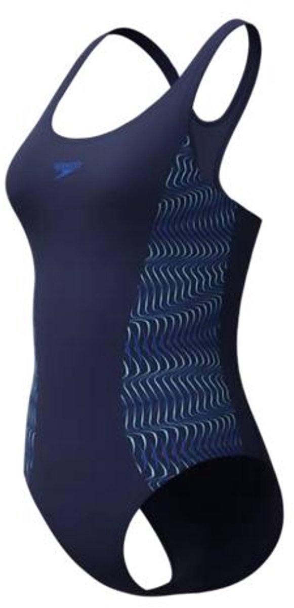 Maillot de bain de sport 1 pièce femme placement médaillé Speedo - bleu marine