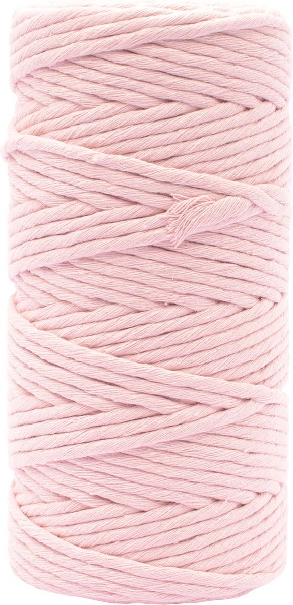 Vaessen creative • corde macramé 3mmx100m rose clair