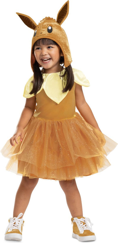 Déguisement Pokémon, robe tutu Évoli pour enfant, taille m (3-4 ans)