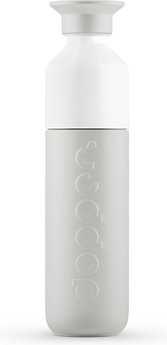 Gourde isotherme Dopper thermos - gris doux - 350 ml