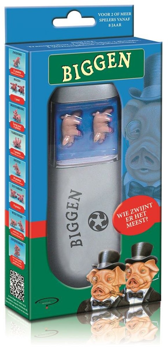Asmodee porcelets - jeu de cochons - néerlandais français - jeu de chance - jeu de dés - pour 2 à 4 joueurs à partir de 6 ans