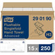 Serviettes hygiéniques tork h3 advanced 23x23cm blanc 15x250 feuilles