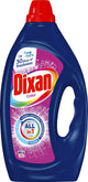 Dixan gel color - lessive liquide - linge coloré - nettoyage fiable - 4 x 33 lavages - pack économique