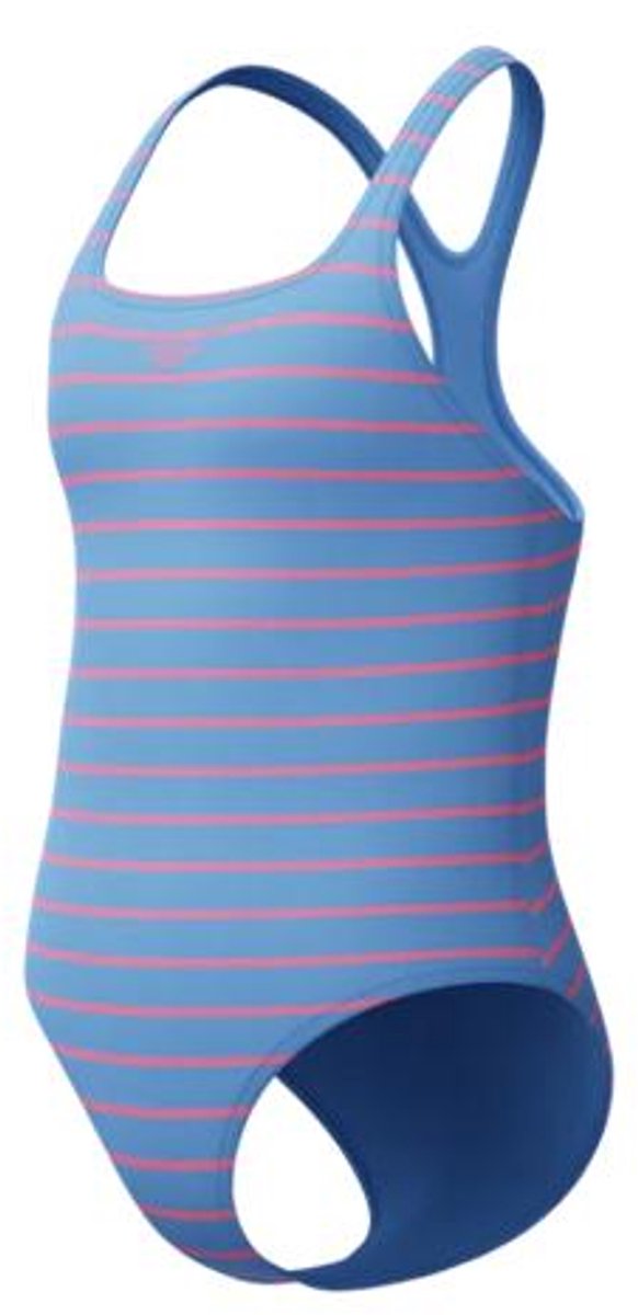 Maillot de bain 1 pièce de sport fille Speedo print médaillé bleu rose