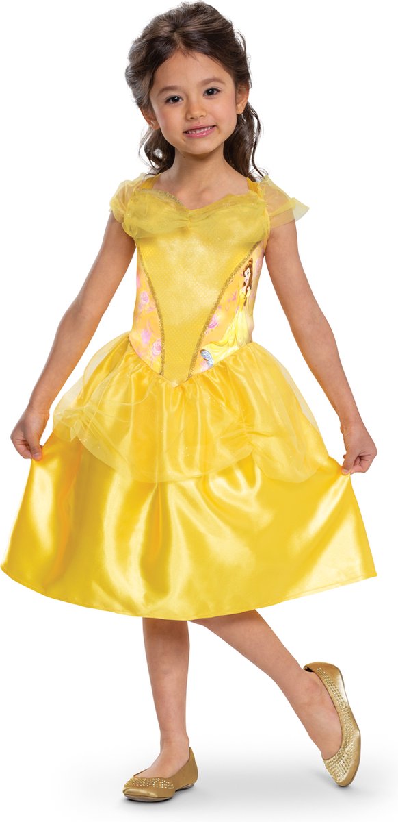 Déguisement princesse disney - la belle la bête, belle basic plus, taille xs (3-4 ans)