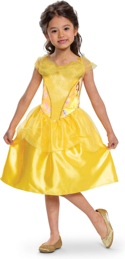 Déguisement princesse disney - la belle la bête, belle basic plus, taille xs (3-4 ans)
