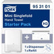Distributeur de serviettes h3 tork 33x29x13,5cm blanc