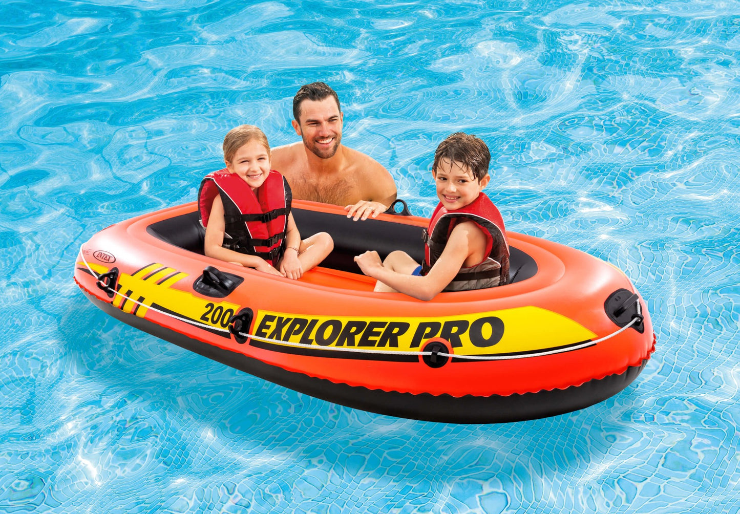INTEX 58356NP Explorer 200 Boat de 2 personnes
