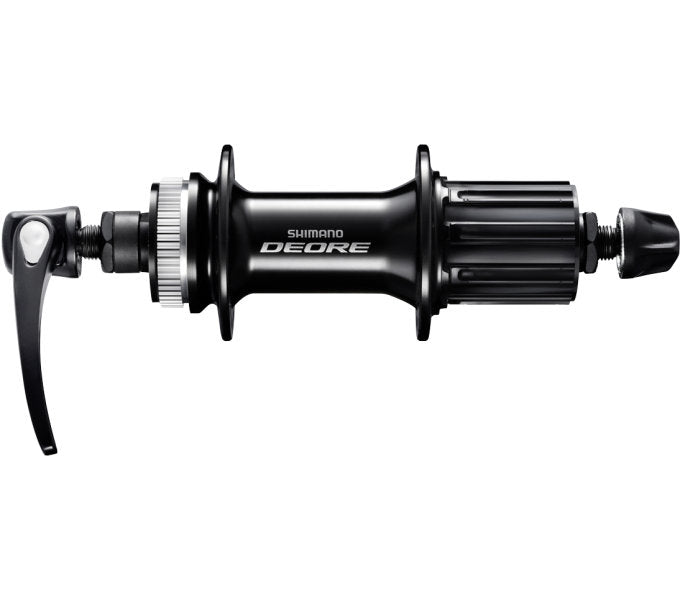 Shimano After Hub Deore HB-M6000 Centre verrouillage 32 trous 135 mm Largeur intégrée avec noir rapide noir