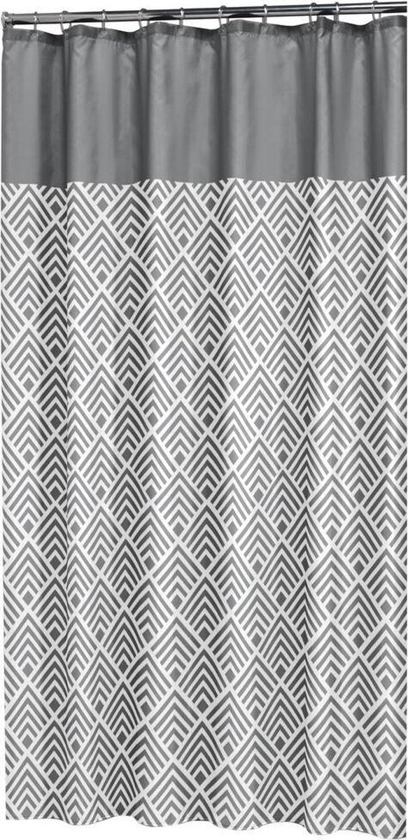 Sealskin angli - rideau de douche 180x200 cm - polyester - gris