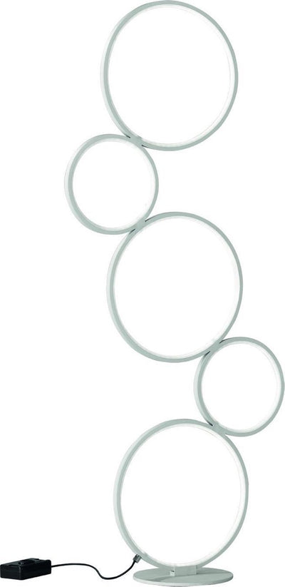Trio rondo - lampadaire - blanc - incl. 1x LED SMD 36w - dimmable