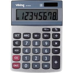 Calculatrice office depot at-812e, métal gris, plastique